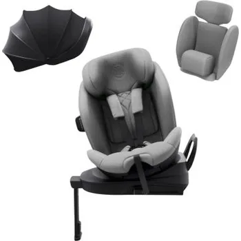 Dětské zboží Avionaut Autosedačka Stardust Airflow + Novorozenecká vložka + Sluneční stříška - Grey