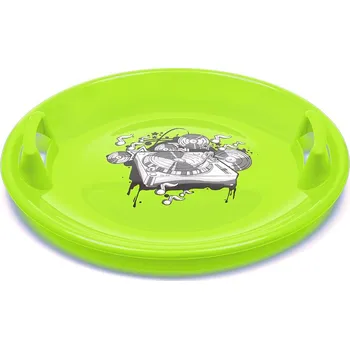 Sáňkovací talíř Baby Mix 60 cm MUSIC zelený