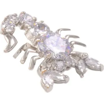 Brož Brož do klopy Štír 3260, Barva stříbrná