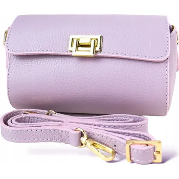 Kabelka MORANTI kabelka, typ kabelka přes rameno, pravá kůže, transparentní/bezbarvá