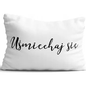 Polštář Povlak na polštář Usmívej se 30x90 cm