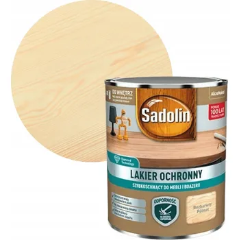 Lak na dřevo Sadolin ochranný lak na nábytek a obložení, bezbarvý polomatný, 0,7 l