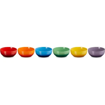 Le Creuset, Misky Le Creuset Rainbow Coupe, barevné, 16 cm, 6 ks - Formadore
