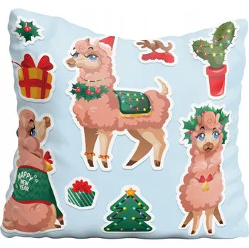 Polštář Povlak na polštář Vánoce 20x20 cm