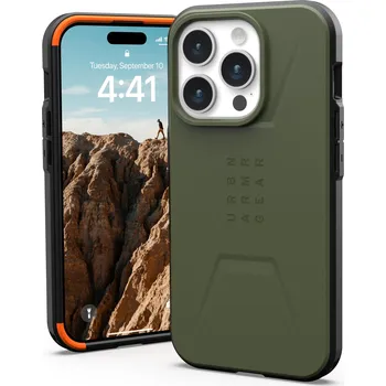 Pouzdro na mobilní telefon Kryt na mobil UAG Civilian MagSafe Olive Drab iPhone 15 Pro