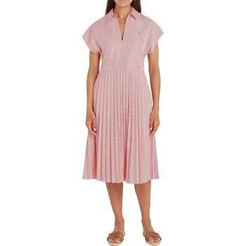 Dámské šaty Šaty Tommy Hilfiger Stp Fierce Red 4655907 10 (S)