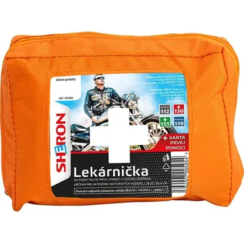 Autolékárnička Motolékárnička SHERON oranžová /CZ