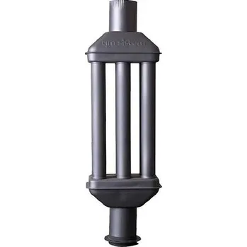 Kouřovod ŽEMINI Teplovzdušný výměník 1/6 L1000 F 120 mm antracit