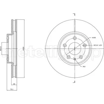 Brzdový kotouč Brzdový kotouč METELLI 23-1790C