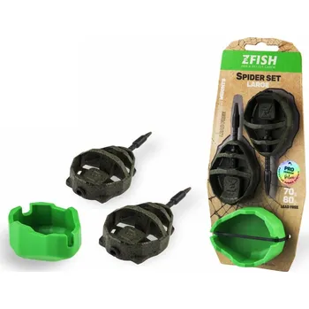 Krmítko pro ryby Zfish Sada Method Feeder Spider Large Set 70+80 g + Formička