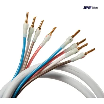 Audio kabel SUPRA Quadrax 4x2.0 BI-AMP COMBICON 2x4,0m