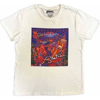 Pánská móda Santana tričko, Supernatural White, pánské XXL