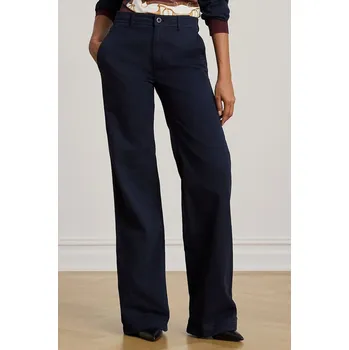 Dámské kalhoty Bavlněné kalhoty Lauren Ralph Lauren 200965654 námořnická modř 59X, vel. 38