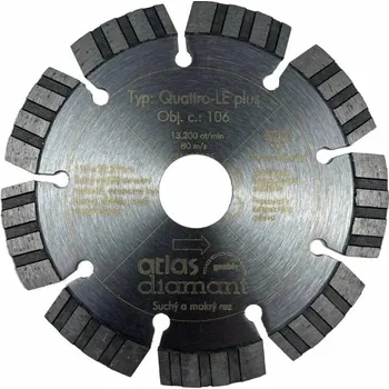 Řezný kotouč PRO DIAMANT diamantový kotouč QUATTRO na železobeton 150x22,23