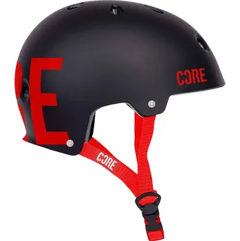 Helma na in-line CORE - Street Helmet - Black/Red - helma Velikost: S - M