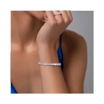 Náramek Lilou Náramek Z002W Stříbrná OS