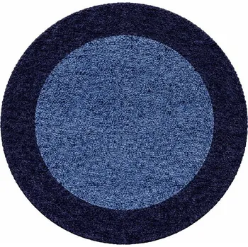 Hans Home Kusový koberec Life Shaggy 1503 navy kruh - 120x120 (průměr) kruh
