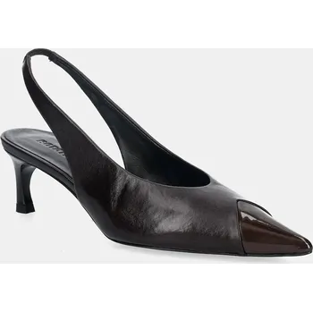 Dámské lodičky Kožené lodičky Rotate, 37, hnědá, 89X