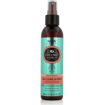 Tepelná ochrana vlasů HASK Monoi Coconut Oil 5-In-1 Leave-In Spray 175 ml
