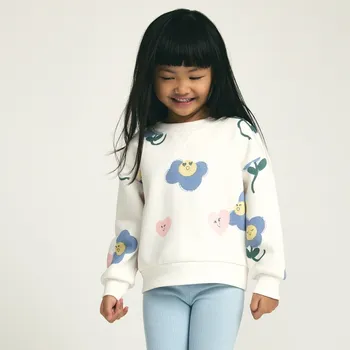 Dívčí mikina Reserved - Vzorovaná mikina - krémová - 905HV-01X - 905HV-01X-92