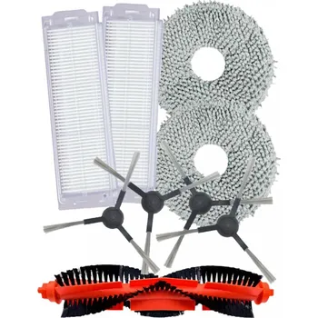 Sada příslušenství pro robotický vysavač Sada kartáčů, HEPA filtry pro XIAOMI Mijia M30 Pro (C107) a mopy 9ks