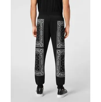 PHILIPP PLEIN Joggers kalhoty 23063 Černá Jogger Fit 3XL