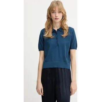 Pánské tričko Polo tričko Patrizia Pepe 8K0408.K027 modrá 95X, vel. 36