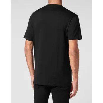 Pánské oblečení PHILIPP PLEIN T-Shirt 22843 Černá Regular Fit 3XL