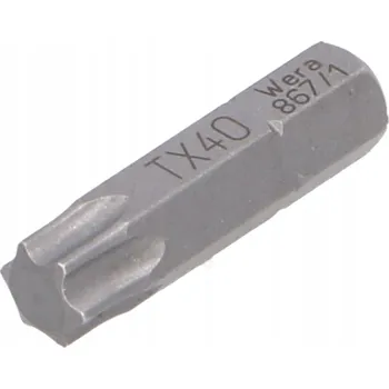 Bit Bit TORX TX40 s vnitřním šestihranem, délka 25 mm WERA 867/1