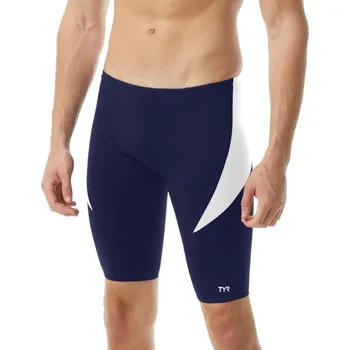 Pánské plavky Tyr Hexa Splice Jammer Navy/White XXS - UK28