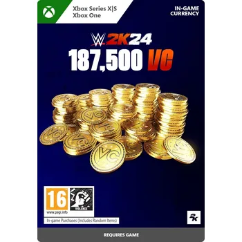 Herní zařízení Herní doplněk WWE 2K24: 187,500 VC Pack - Xbox Digital