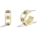 Coach Stylové půlkruhové náušnice pro ženy 37448375GLD100 + 2 měsíce na vrácení zboží