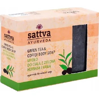 Mýdlo Sattva Ayurveda Mýdlo v kostce se zeleným čajem