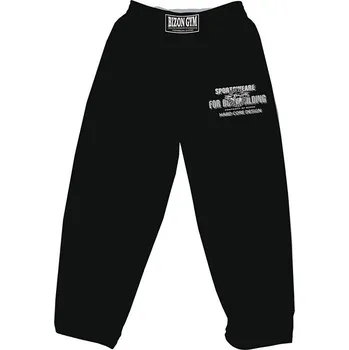 Bizon Gym Tepláky 111 - černá Černá 3XL