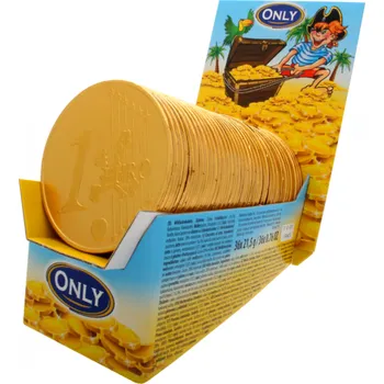 Čokoláda Only Čokoládová mince 1ks 72x21,5 g - VÝHODNÉ BALENÍ