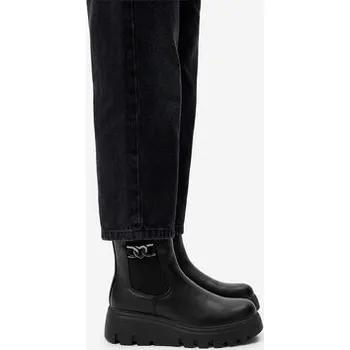 Dámské kozačky Polokozačky DeeZee CEO-CS6620-01 Černá 36