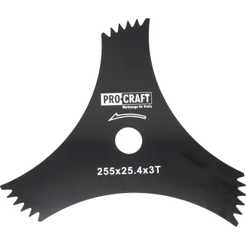 Křovinořez Procraft - nůž ke křovinořezu (D255*25.4) 3T, DRAGON
