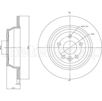 Brzdový kotouč Brzdový kotouč METELLI 23-1779C