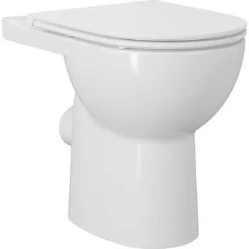 Sapho SANIVEX WC kombi mísa, zvýšený sedák, Rimless, 63,5 x35,5cm, spodní/zadní odpad, bílá - PC108-111