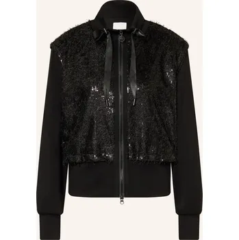 Dámské oblečení Sportalm Dámská Mikina S Flitry, černá, 42