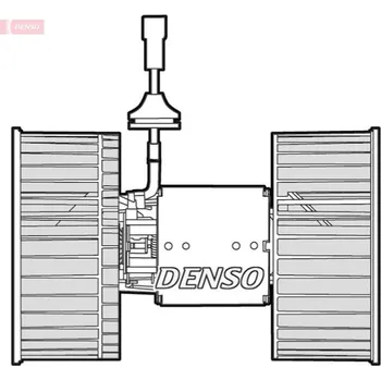 Ventilátor topení a klimatizace vnitřní ventilátor DENSO DEA12001