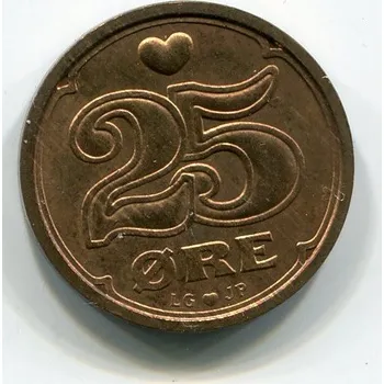 DÁNSKO. 25 öre 1994.