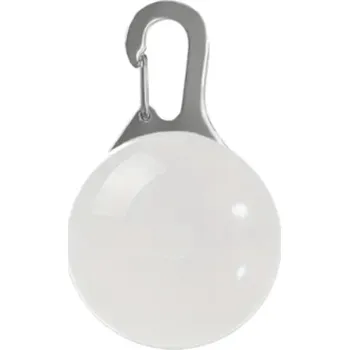 Obojek pro psa Svítící LED přívěsek na obojek Barva: Bílá