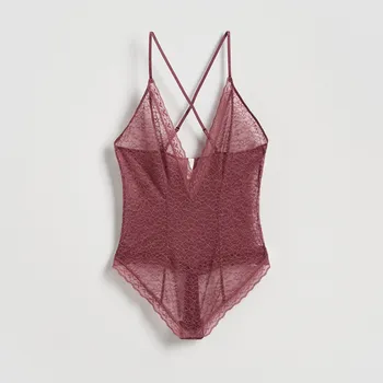 Dámské spodní prádlo Reserved - Krajkové body - fialová - 202EZ-44X - 202EZ-44X-S