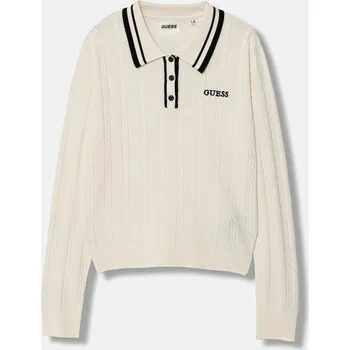 Dívčí svetr Dětský svetr Guess J6RR15.Z4652.PPY2 béžová 01X, vel. 158-166