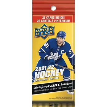 Sběratelský sportovní předmět Hokejové Karty NHL 2021-22 Upper Deck Extended Series FAT Balíček