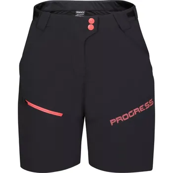 cyklistické kraťasy PROGRESS Progress GENIA BIKE shorts dámské cyklo šortky, černá velikost L