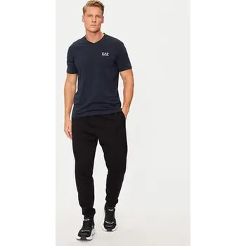 Pánské tričko EA7 Emporio Armani T-Shirt 8NPT27 PJVQZ 1562 Tmavomodrá Regular Fit 3XL