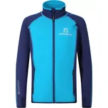 PROGRESS Progress Torez JUNIOR chlapecká funkční mikina, tm. modrá/tyrkys velikost 164-170