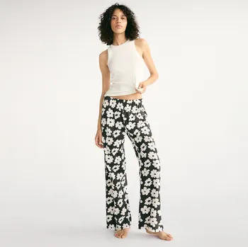 Dámský kabát Reserved - Dvoudílné pyžamo - černý - 054EY-99X - 054EY-99X-S